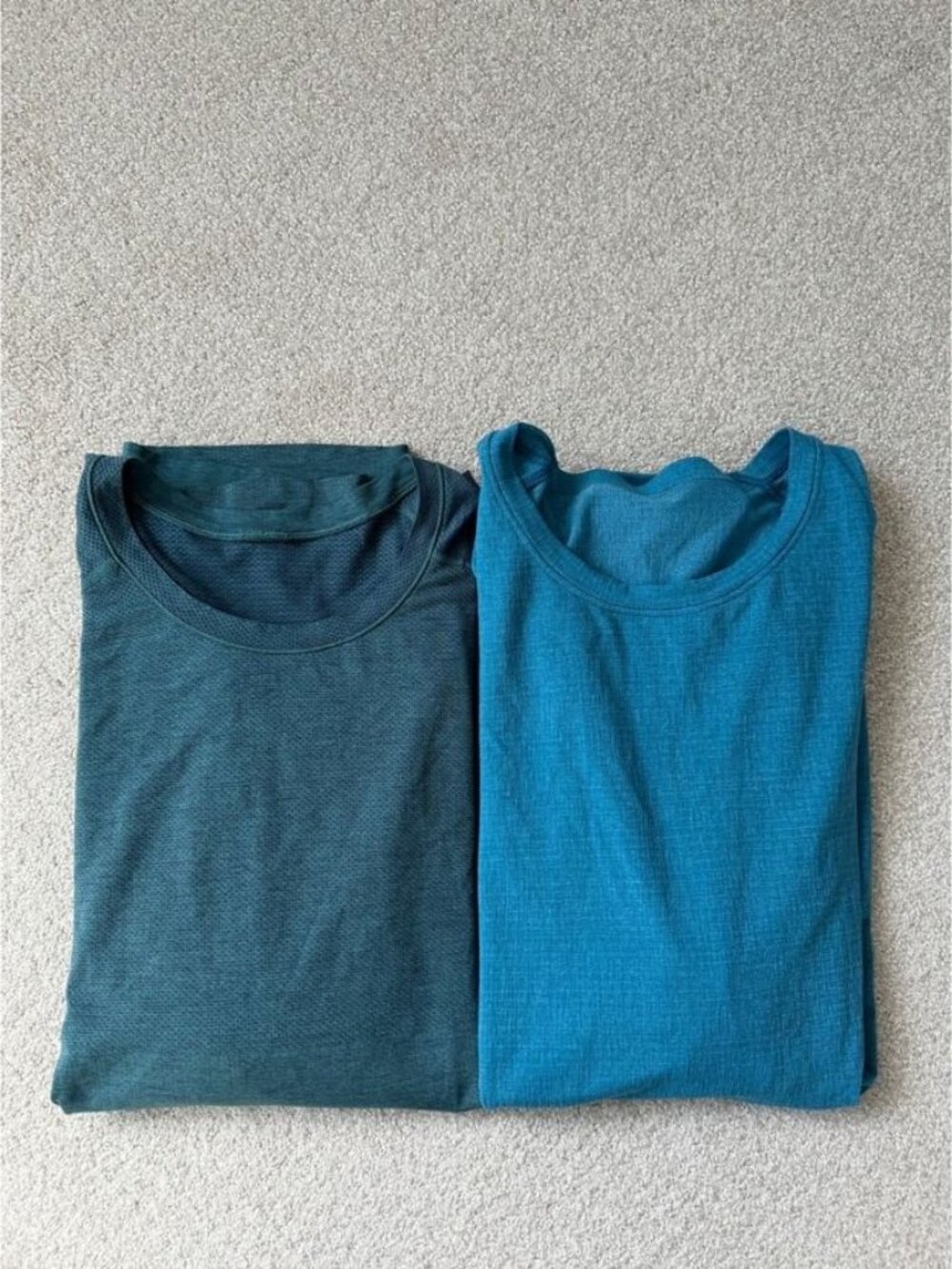 Lululemon Men's Athletic T-Shirt Size XXL Bundle Teal Blue Green Metal Vent